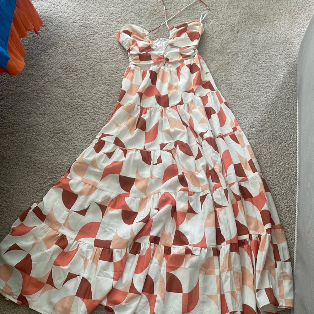 Orange Maxi dress